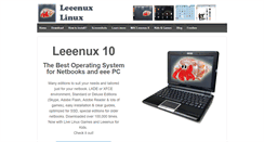 Desktop Screenshot of leeenux-linux.com